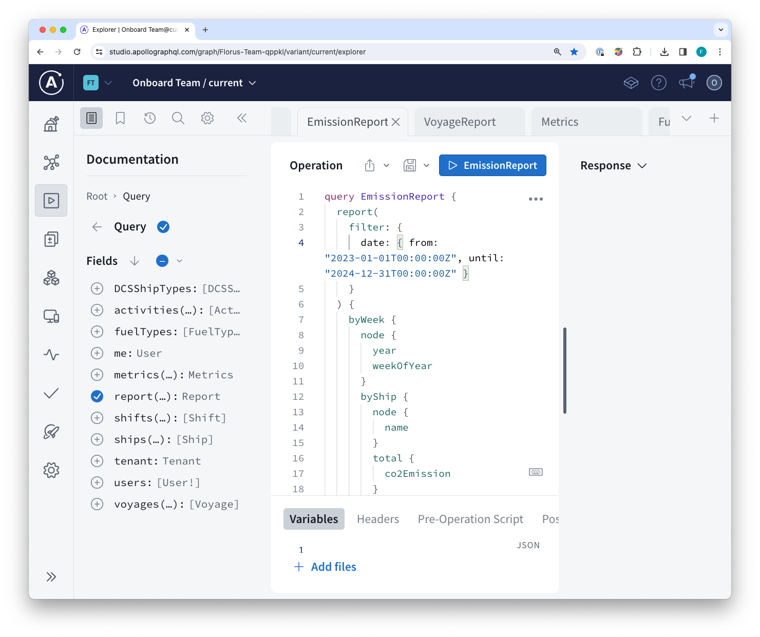 Vessel API