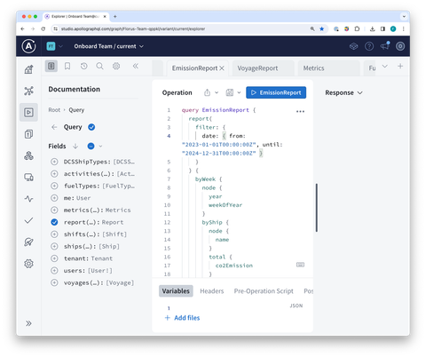 Onboard API